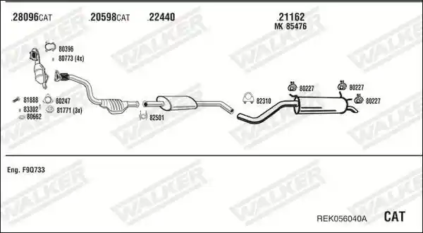 WALKER REK056040A