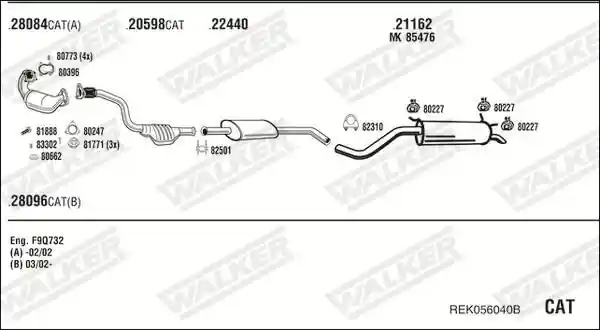 WALKER REK056040B