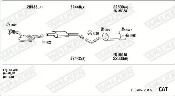 WALKER REK057731A