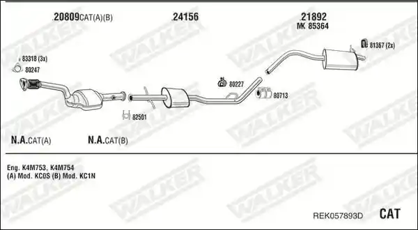 WALKER REK057893D