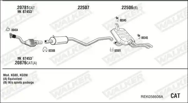 WALKER REK058606A