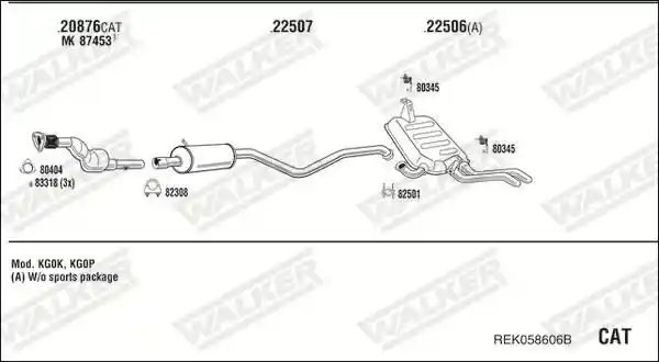 WALKER REK058606B