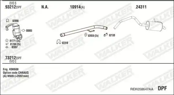 WALKER REK058647AA
