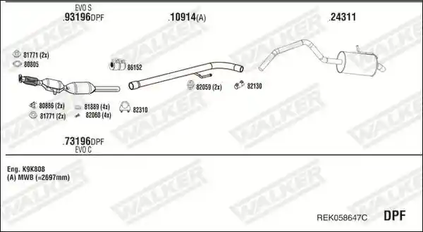 WALKER REK058647C