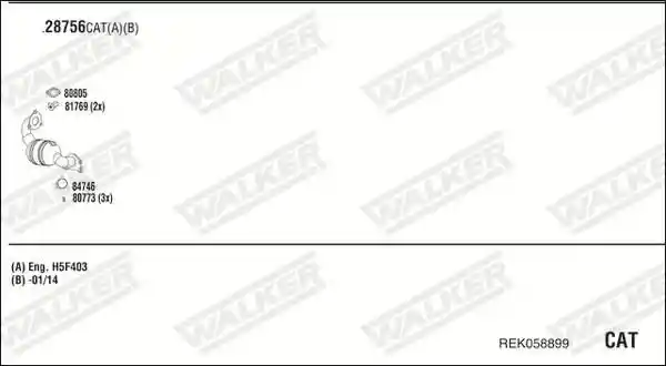 WALKER REK058899