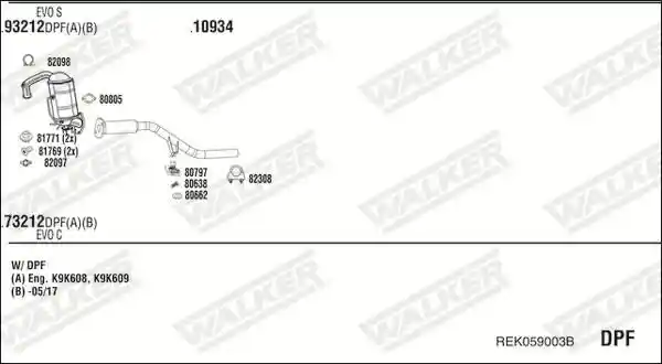 WALKER REK059003B