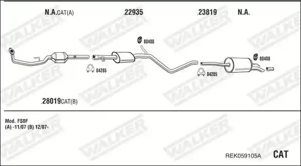 WALKER REK059105A