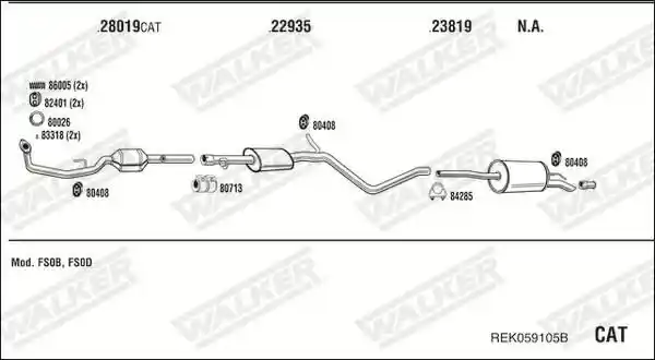 WALKER REK059105B