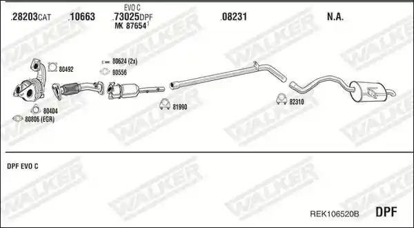 WALKER REK106520B