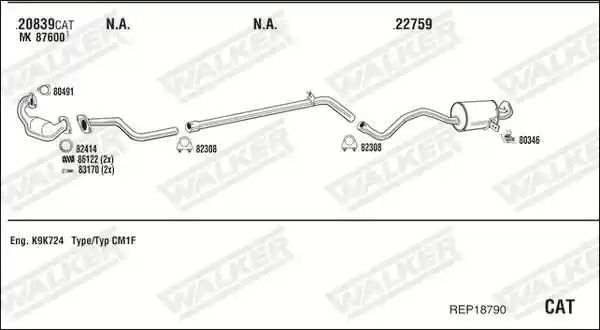 WALKER REP18790