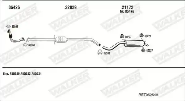 WALKER RET05254A