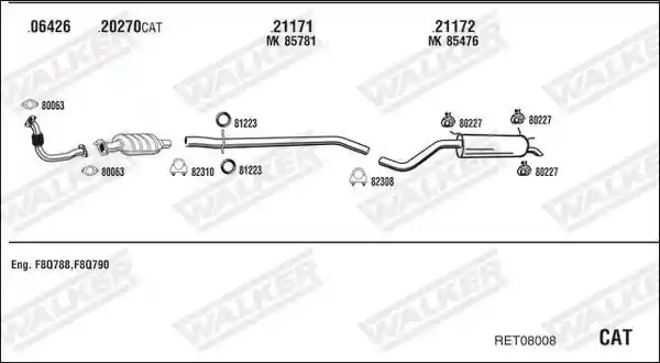 WALKER RET08008