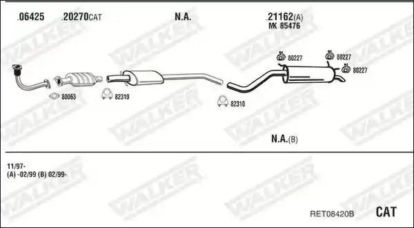 WALKER RET08420B