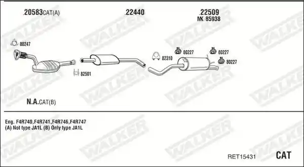 WALKER RET15431