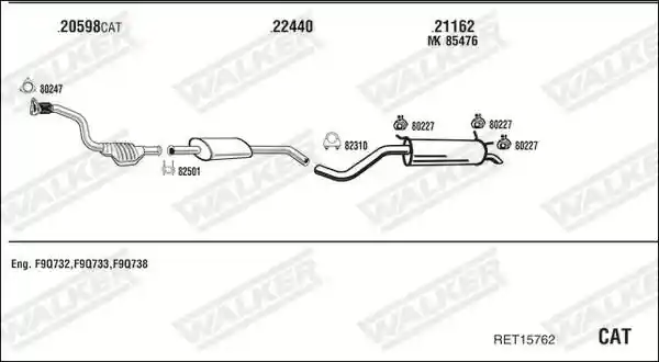 WALKER RET15762