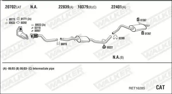 WALKER RET16285