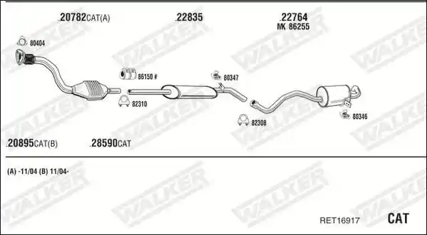 WALKER RET16917
