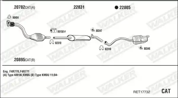 WALKER RET17732