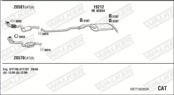 WALKER RET18280A