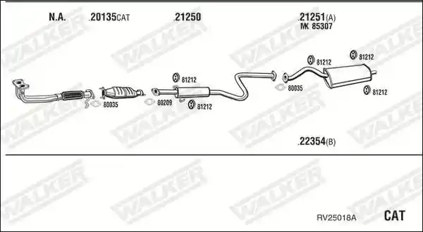 WALKER RV25018A