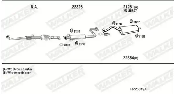 WALKER RV25019A