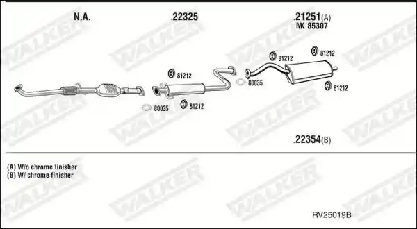 WALKER RV25019B