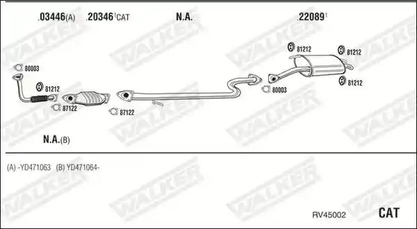 WALKER RV45002