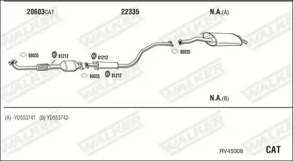 WALKER RV45008