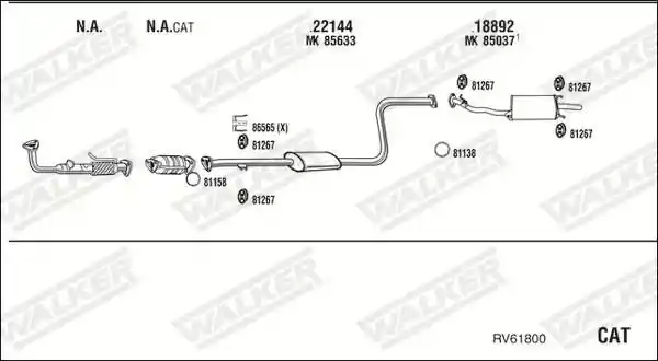 WALKER RV61800