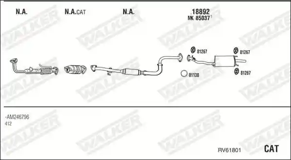 WALKER RV61801