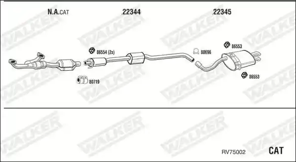 WALKER RV75002