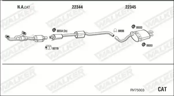 WALKER RV75003