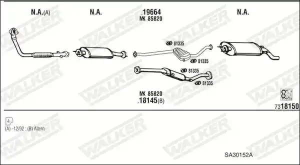 WALKER SA30152A