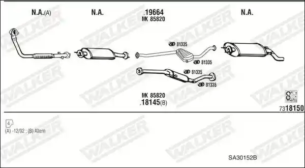 WALKER SA30152B