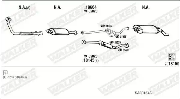 WALKER SA30154A
