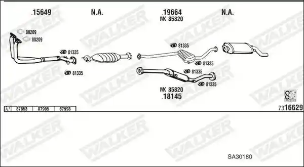 WALKER SA30180