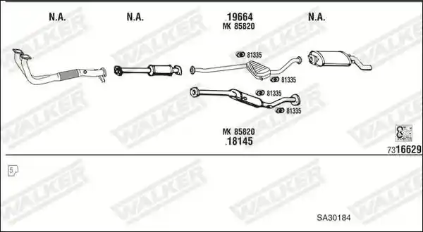 WALKER SA30184