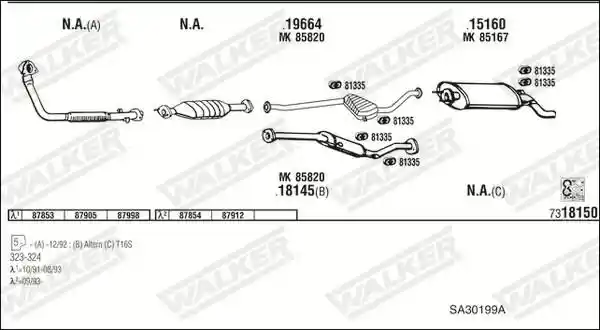 WALKER SA30199A