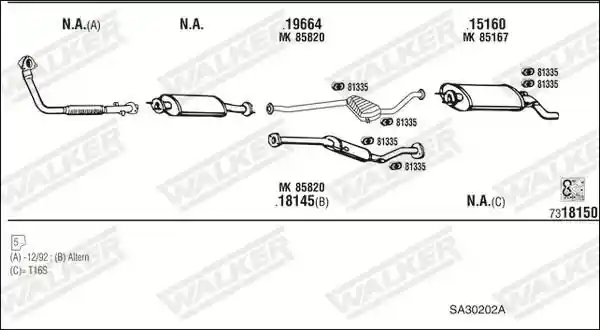 WALKER SA30202A