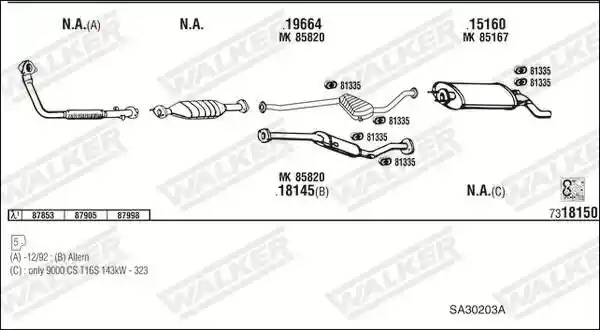 WALKER SA30203A