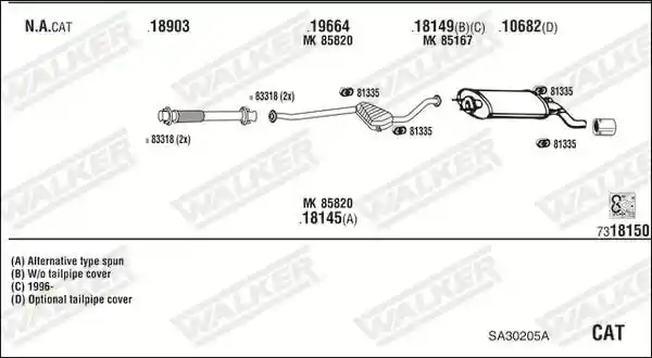 WALKER SA30205A