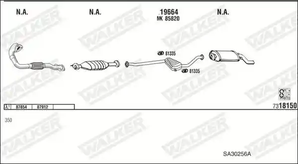 WALKER SA30256A