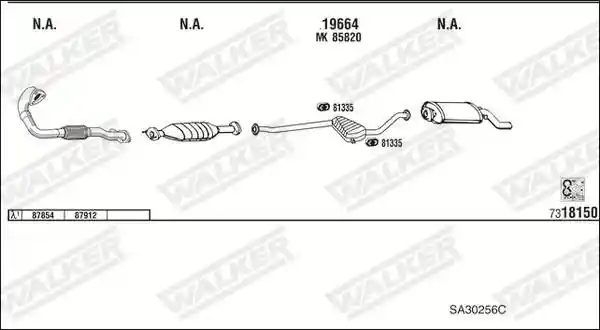 WALKER SA30256C