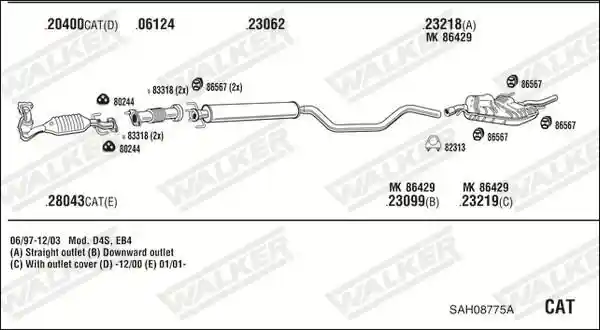 WALKER SAH08775A