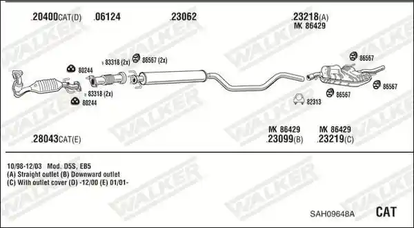WALKER SAH09648A