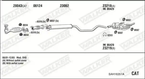 WALKER SAH16351A