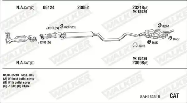 WALKER SAH16351B