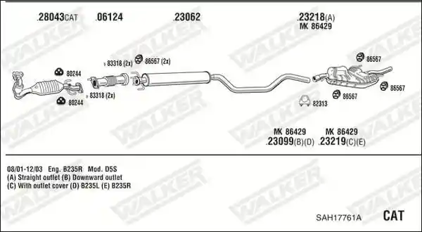 WALKER SAH17761A