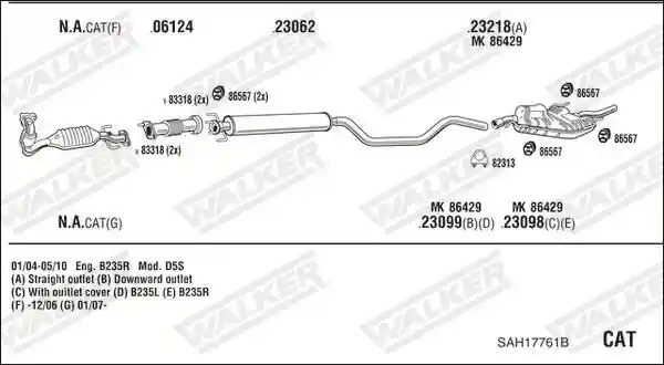 WALKER SAH17761B