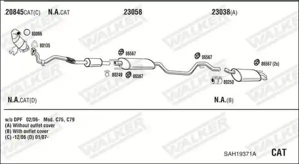 WALKER SAH19371A